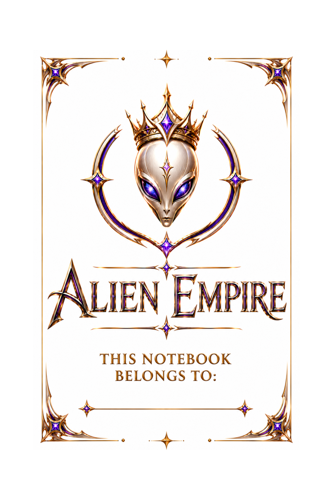 Alien Empire Space Journal: Premium Notebook for Dreamers and Creators