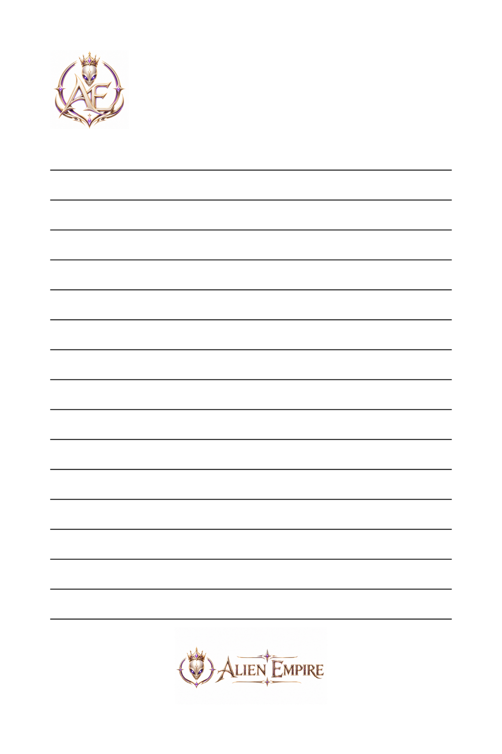 Alien Empire Space Journal: Premium Notebook for Dreamers and Creators